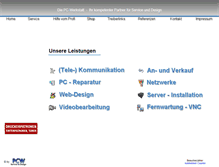 Tablet Screenshot of diepcwerkstatt.de